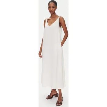 Dámské šaty ViCOLO Letní šaty TD0758 Écru Regular Fit M