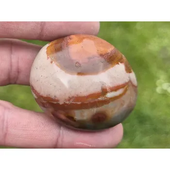 Přírodní kámen Leštěný kámen jaspis pestrý (53g)