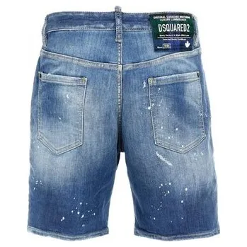 Dámské kraťasy Dsquared2 Džínové šortky S74MU0881 S30872 Modrá Slim Fit 50