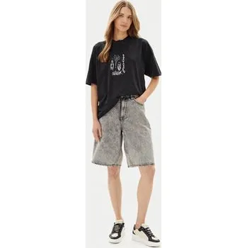 Volcom Džínové šortky Beeggy B2012504 Šedá Baggy Fit 29