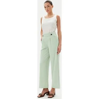Dámské oblečení JDY Kalhoty z materiálu Geggo 15208430 Zelená Wide Leg M_32