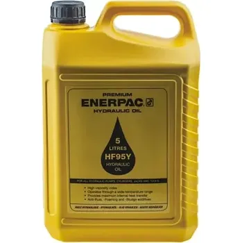 Hydraulický olej HF-95Y modrý hydraulický olej ENERPAC, viskozita 32, balení 5 litrů