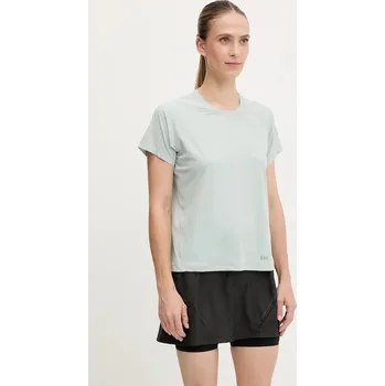 Dámské tričko Sportovní tričko Helly Hansen SHINE SOLEN dámské, tyrkysová barva, 49577 06X, vel. L