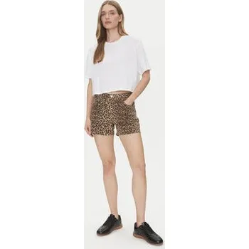 Dámské kraťasy Vero Moda Džínové šortky Tess 10329962 Hnědá Regular Fit XL