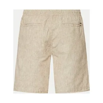 Pánské kraťasy INDICODE Šortky z materiálu Wallis 70-727 Béžová Regular Fit L