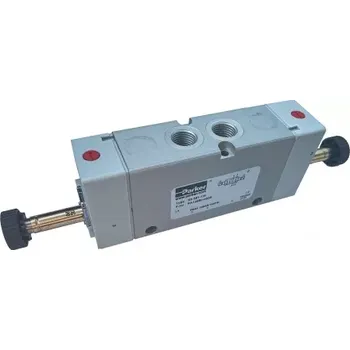 Instalatérský materiál S9 581RF-1/2 pneumatický 5/3 cestný ventil, PARKER HOERBIGER, bez cívek