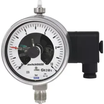 Kompresor PGS23.100 0/160bar nastavitelný manometr WIKA s konektorem, zadní připojení G1/2"