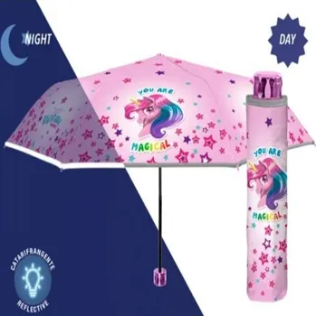 Deštník Perletti Dětský deštník Jednorožec, skládací