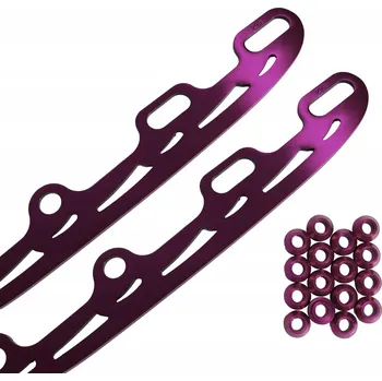 Podvozky pro kolečkové brusle Flying Eagle Freestyle Ice Blades 266 mm růžové