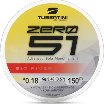 Vlasec Monofilament Tubertini 051 Big River 0,180 mm 150 m