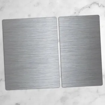 Obraz Tvrzené Skleněné Kuchyňské Desky s Grafikou Moderní Kov 40x52 a 30x52