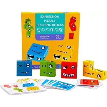 3D puzzle Zaparkorun Interaktivní hra s měnícími se výrazy tváře