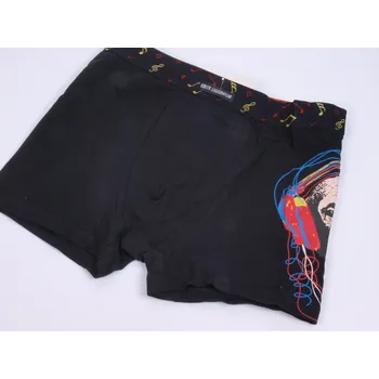 Nátělník PESAIL boxerky černé Music s opicí velikost oblečení - dospělí: XL