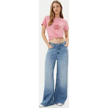 Guess T-Shirt E5GI03 K8G01 Růžová Regular Fit M