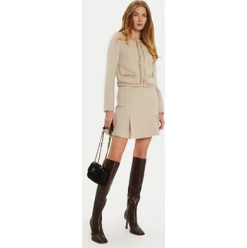 Dámská sukně Marciano Guess Mini sukně Helene 4BGD08 7186A Béžová Regular Fit 48