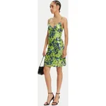 Versace Jeans Couture Koktejlové šaty 78HAO9B6 Zelená Slim Fit 40