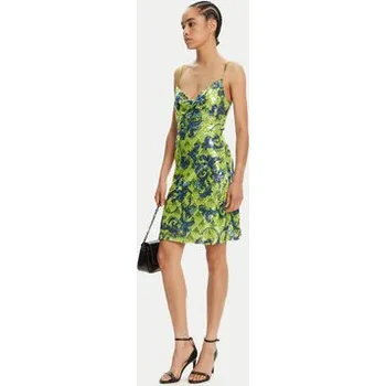 Dámské šaty Versace Jeans Couture Koktejlové šaty 78HAO9B6 Zelená Slim Fit 40