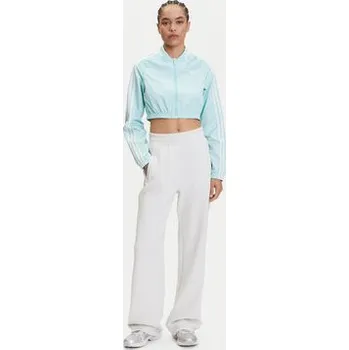 Dámská mikina adidas Mikina adicolor Teamgeist JD0267 Tyrkysová Slim Fit M