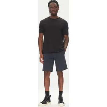 Pánské oblečení Mustang Šortky z materiálu Amsterdam 1016450 Tmavomodrá Slim Fit 33