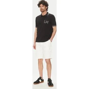 Pánské tričko La Martina Polokošile Adrian MAP009 PK001 Černá Regular Fit M