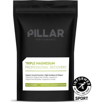 PILLAR Triple Magnesium Powder sáček 200 g - Ananas/Kokos