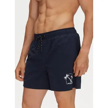 Pánské plavky Jack & Jones Plavecké šortky Maui 12278729 Tmavomodrá Regular Fit XL