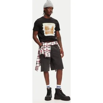 Pánské tričko Hunter T-Shirt Duart Graphic HARM0033251 Černá Regular Fit M