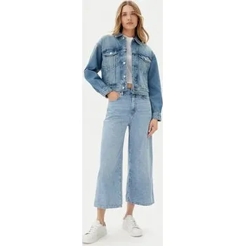 Pánská bunda Calvin Klein Jeansová bunda LV047B075G Modrá Regular Fit L