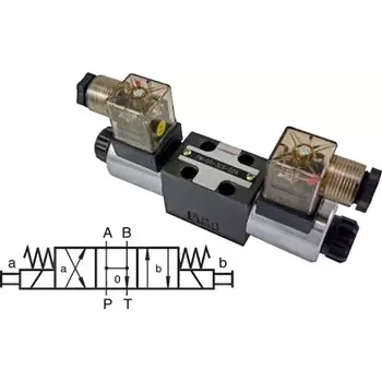 Rozvaděč FW-01-3C3-D24 Přímo řízený šoupátkový rozvaděč CETOP 02, NG04, 40 l/min, 315 bar, 24 V DC