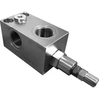 Ventil HY VMP 1/2 Tlakový pojistý ventil do potrubí se závity G1/2", ocel, 10-250 bar, 70 l/min