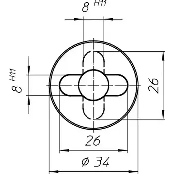 Čerpadlo Coupler 8x8 - spojka mezi motor a čerpadlo EIPS2-(005-022)R(L)D34-1x