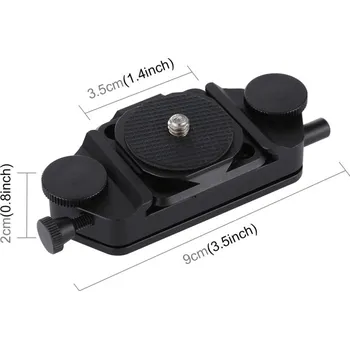 PULUZ PU272B Rychloupínací klip pro akční kamery, fotoaparáty na opasek, popruh