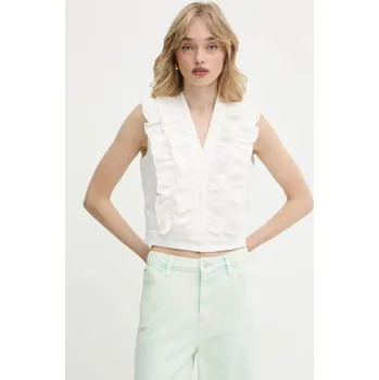 Dámská halenka Halenka Liu Jo dámská, bílá barva, vzorovaná, WA5403.T4281 00X, vel. 38