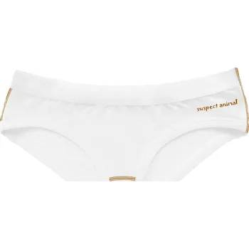 Dětské funkční kalhotky Bikini VIKING bílá Bamboo Ultra - Hnědá / 130