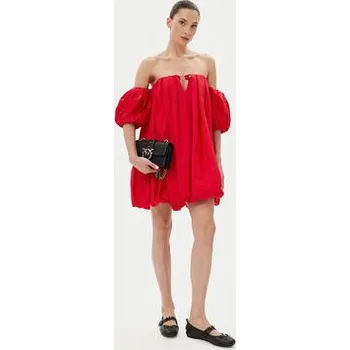 Dámské šaty PINKO Letní šaty 105211 A2LD Červená Regular Fit XS