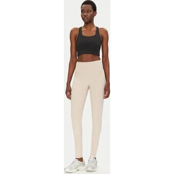 Dámské legíny Girlfriend Collective Legíny Rib High-Rise 4034 Béžová Slim Fit S