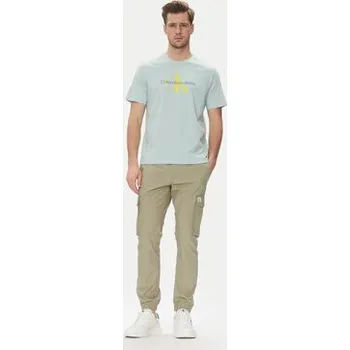 Calvin Klein Jeans Joggers kalhoty J30J327614 Zelená Slim Fit 36