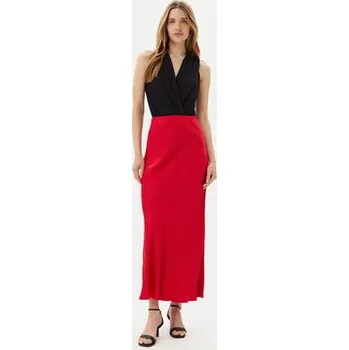 Dámská sukně ViCOLO Maxi sukně TD0472 Červená Slim Fit M