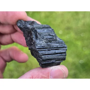 Přírodní kámen Černý turmalín skoryl krystal 42g (Madagaskar)