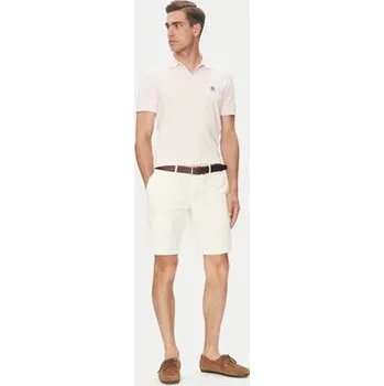 Pánské oblečení Tommy Hilfiger Šortky z materiálu Brooklyn MW0MW23563 Écru Regular Fit 34