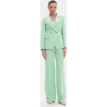 Dámské kalhoty Maryley Kalhoty z materiálu 25EB537/M26/43SP Zelená Regular Fit XS