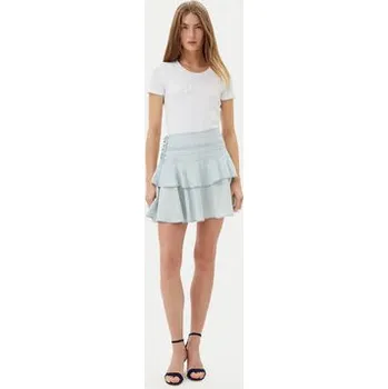 Oblečení a móda Guess Mini sukně W5GD85 D5N81 Světle modrá Regular Fit 32