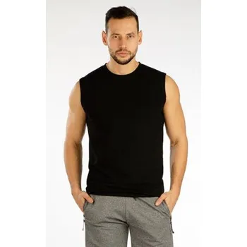 Pánské tričko Pánské triko bez rukávu Litex 5F268 černá L