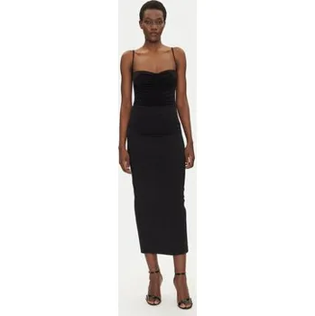 Body NORMA KAMALI Body KK424XPLH21001 Černá Slim Fit XS