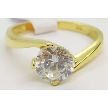 Prsten Klenoty Budín Zásnubní dámský zlatý prsten 585/2,15gr vel. 50 HK1231 (Klenoty Budín Zásnubní dámský zlatý prsten 585/2,15gr vel. 50 HK1231)