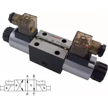 Rozvaděč FW-02-2D2-D24 rozvaděč s aretací šoupátka, řízen impulzy, NG06, 315 bar, 80 l/min, 24 V DC