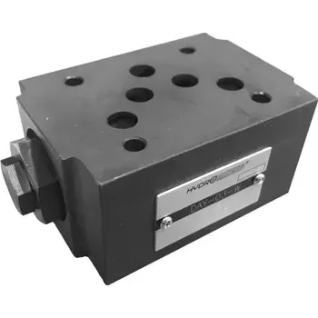 Kompresor DAY-03-W hydraulický zámek modulový, mezi deskový, NG10, 100 l/min, 315 bar, port A+B