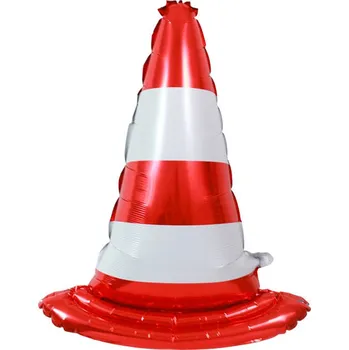 Balónek Fóliový balónek Dopravní kužel - Dekorace na párty 75x58x20 cm