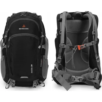 turistický batoh VYGONY TURISTICKÝ BATOH BERGSON MOLDE | OBJEM 30L | ČERNÝ