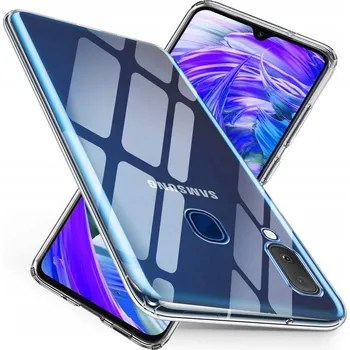 Pouzdro na mobilní telefon Zadní Kryt pro Samsung Galaxy A20e PRŮHLEDNÝ 2MM bezbarvý